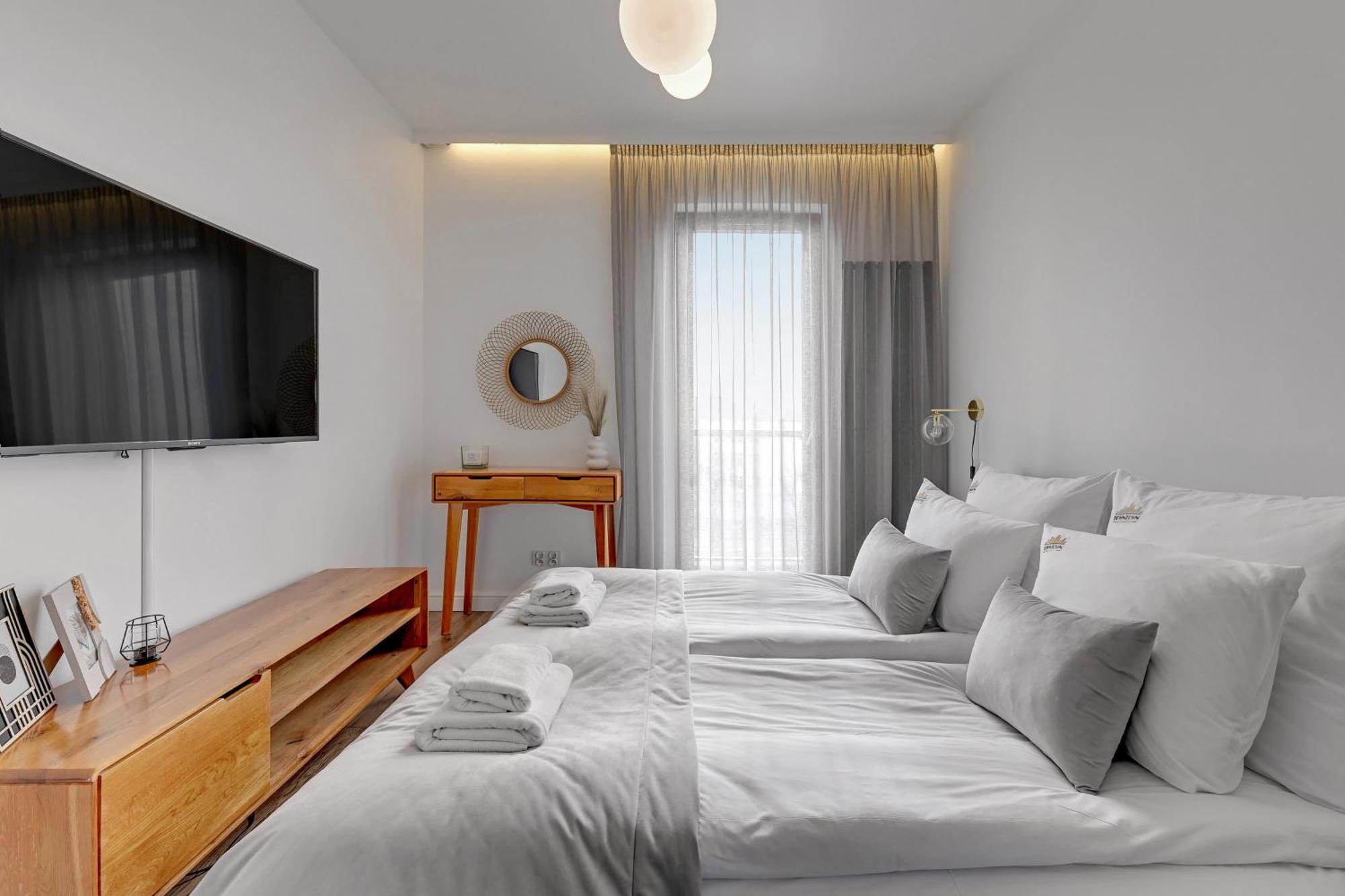 Aura - Riverside & Parking By Downtown Apartments Gdaňsk Pokoj fotografie