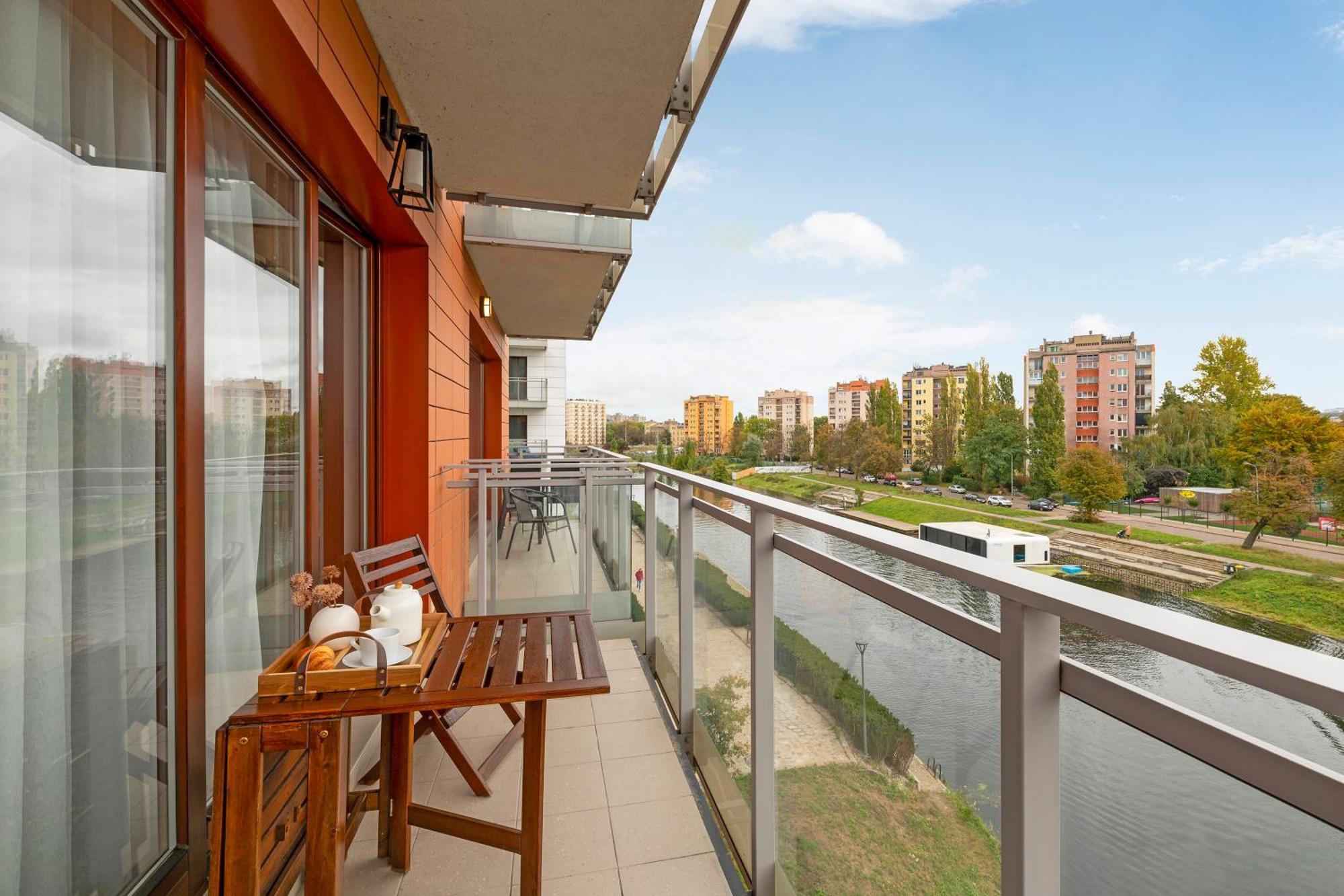 Aura - Riverside & Parking By Downtown Apartments Gdaňsk Pokoj fotografie